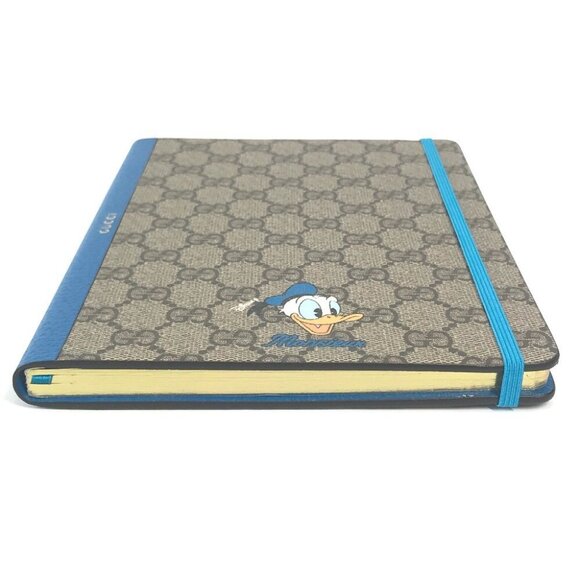 GUCCI DISNEY Donald Duck GG Supreme Note Notepad Stationery notebook Unused - Picture 8 of 14